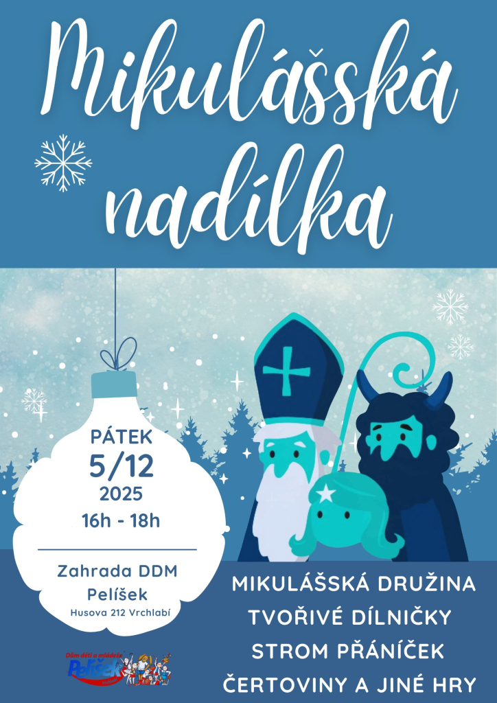 Mikulášská nadílka 2025 na zahradě DDM