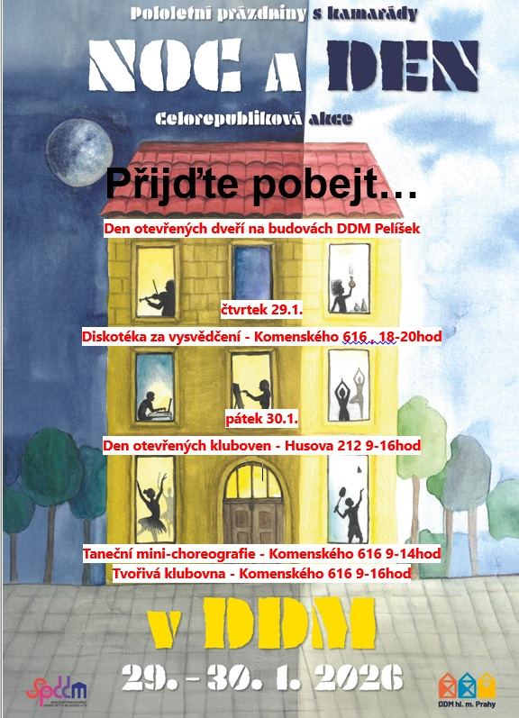 Noc a den v DDM Pelíšek Vrchlabí