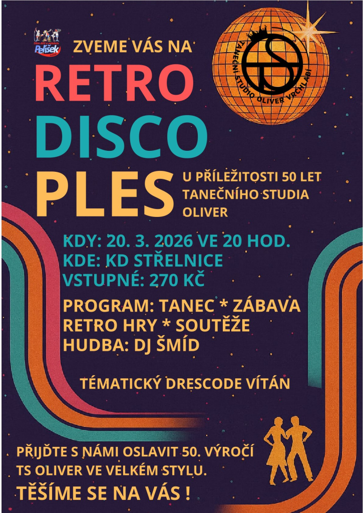 Retro disco ples