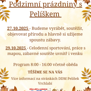 Program Příměstký podzimní tábor