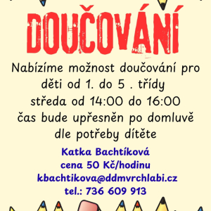doučování pro děti od 1. do 5. třídy