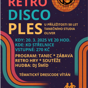 Retro disco ples