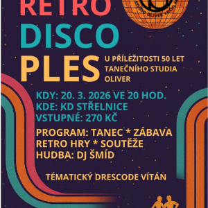 Retro disco ples